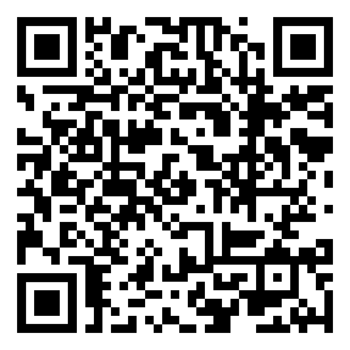 QR Code de l'application